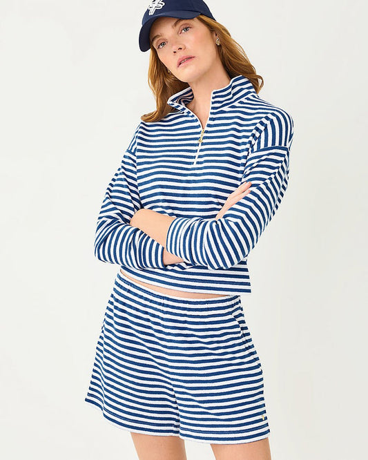 Lilly Pulitzer - Amaris Pullover - Starlight Navy St Tropez Stripe