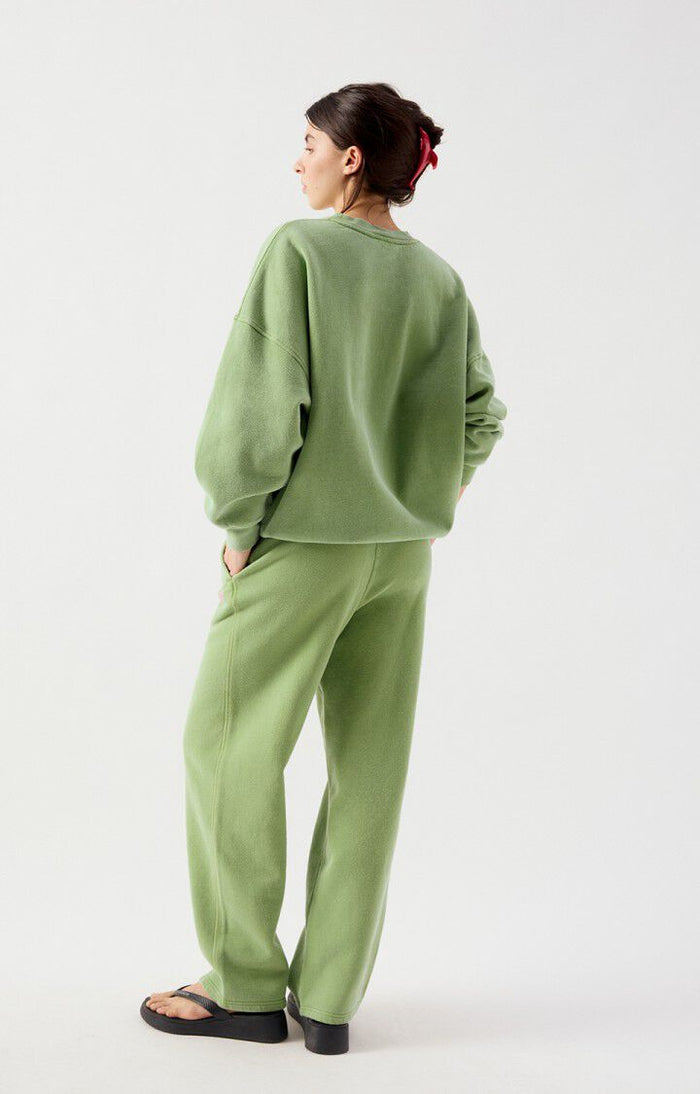 American vintage Sweat Ample Loose Col Rond Pli03CH26