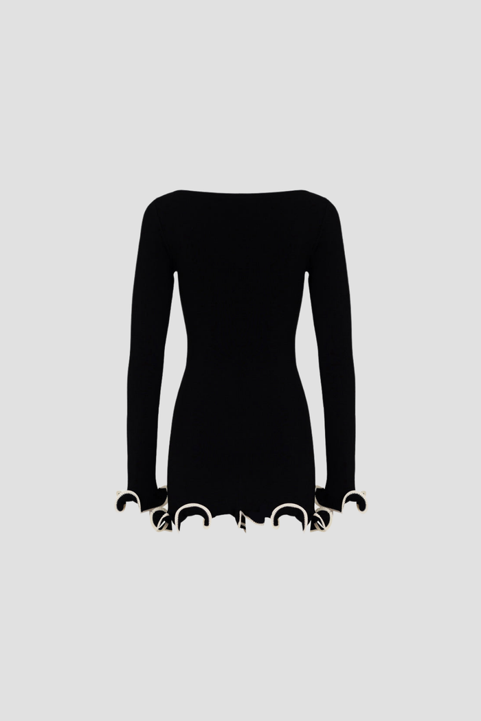 anand-asymmetric-wavy-long-sleeve-mini-dress-in-black