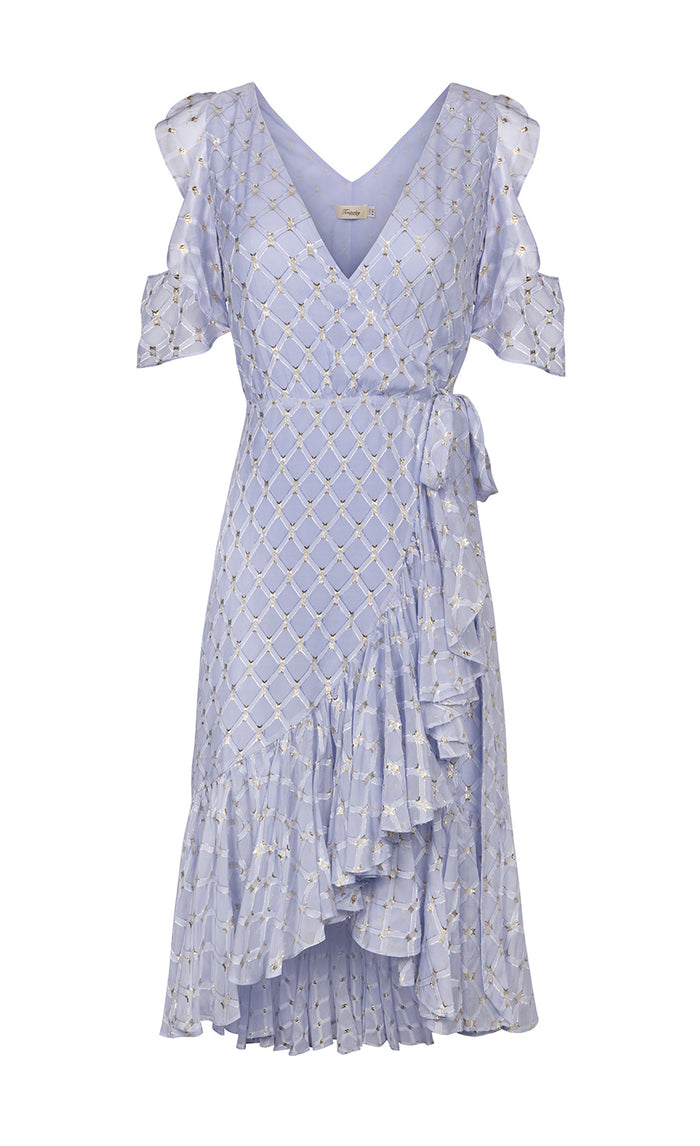 Angelico Mini Dress - Halogen Blue