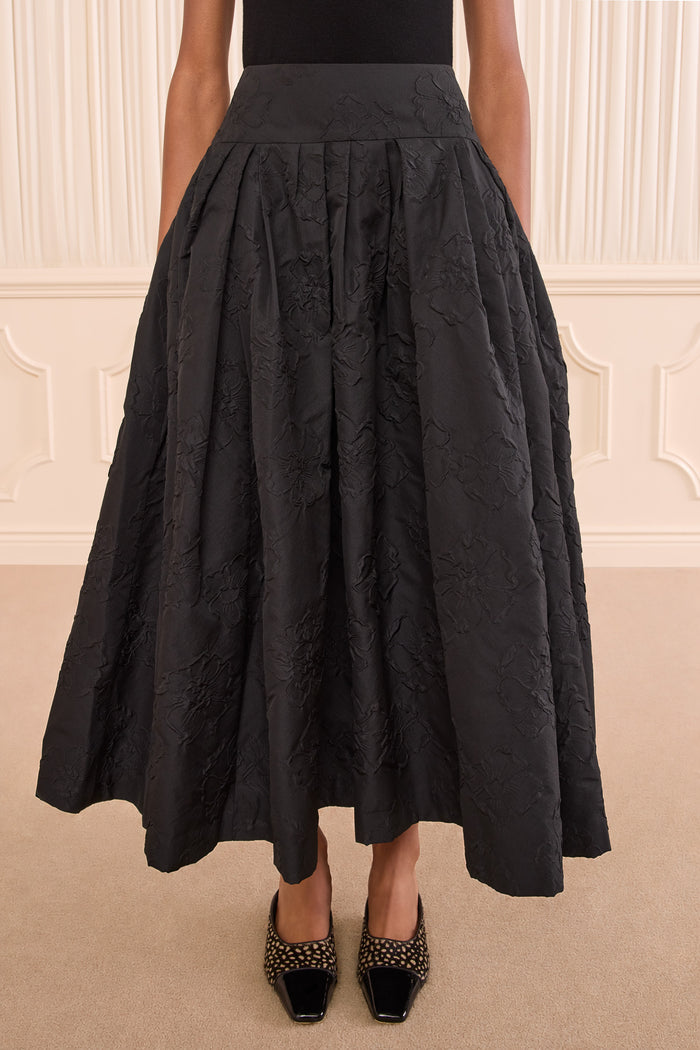 Angelique Cloque Skirt - Noir