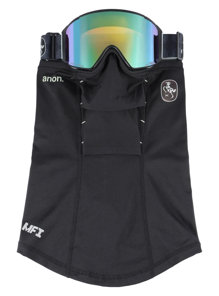 Product image of Anon Year of the Horse M4S Goggles (Cylindrical) + Bonus Lens + MFI® Face Mask[Variant:Frame: Black, Lens: Perceive Variable Green (22% / S2), Spare Lens: Perceive Sunny Onyx (6% / S4)]
