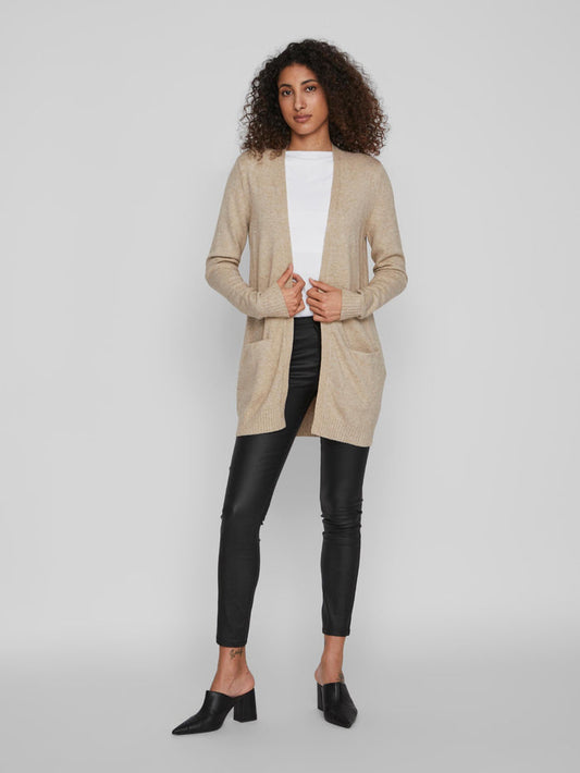 Ashley Open Knit Cardigan (Natural Melange)