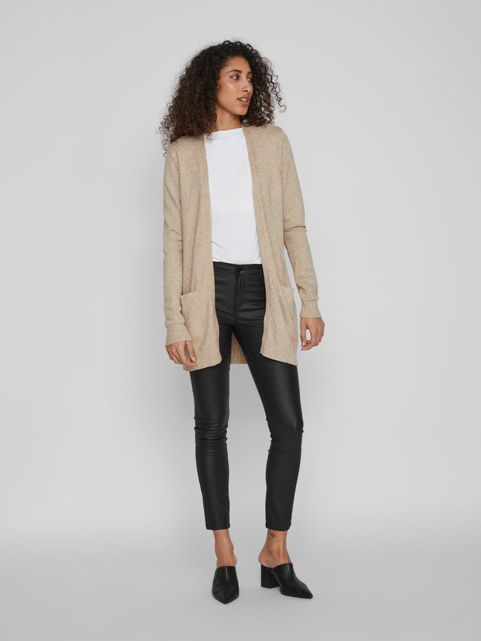Ashley Open Knit Cardigan (Natural Melange)