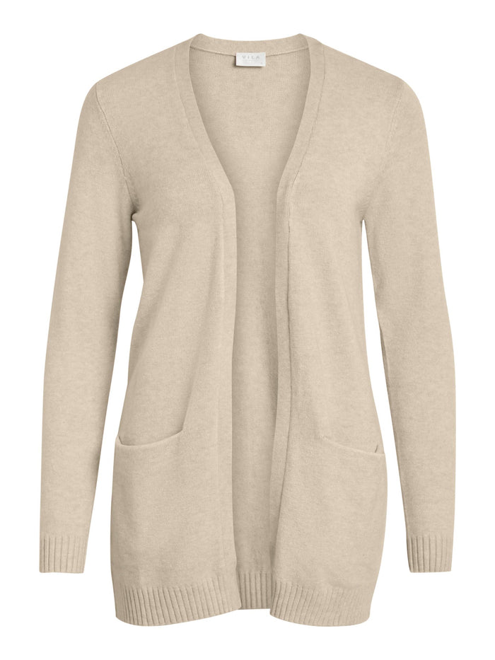 Ashley Open Knit Cardigan (Natural Melange)