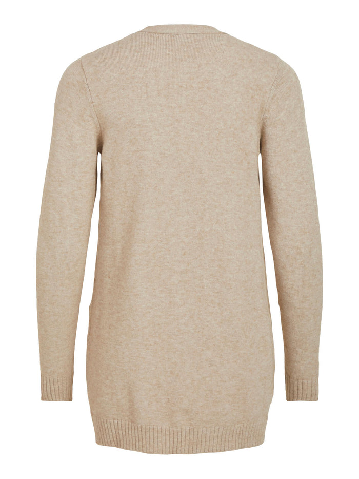 Ashley Open Knit Cardigan (Natural Melange)