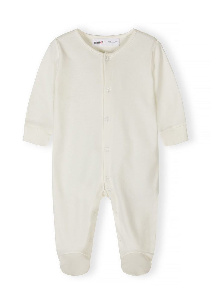 Long Sleeve Sleepsuits 5-Pack, Neutral Beige - 5