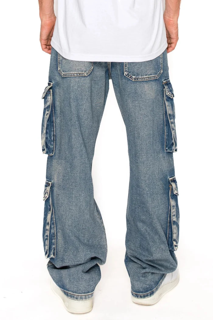 Baggy Double Cargo Denim Jeans Victorious
