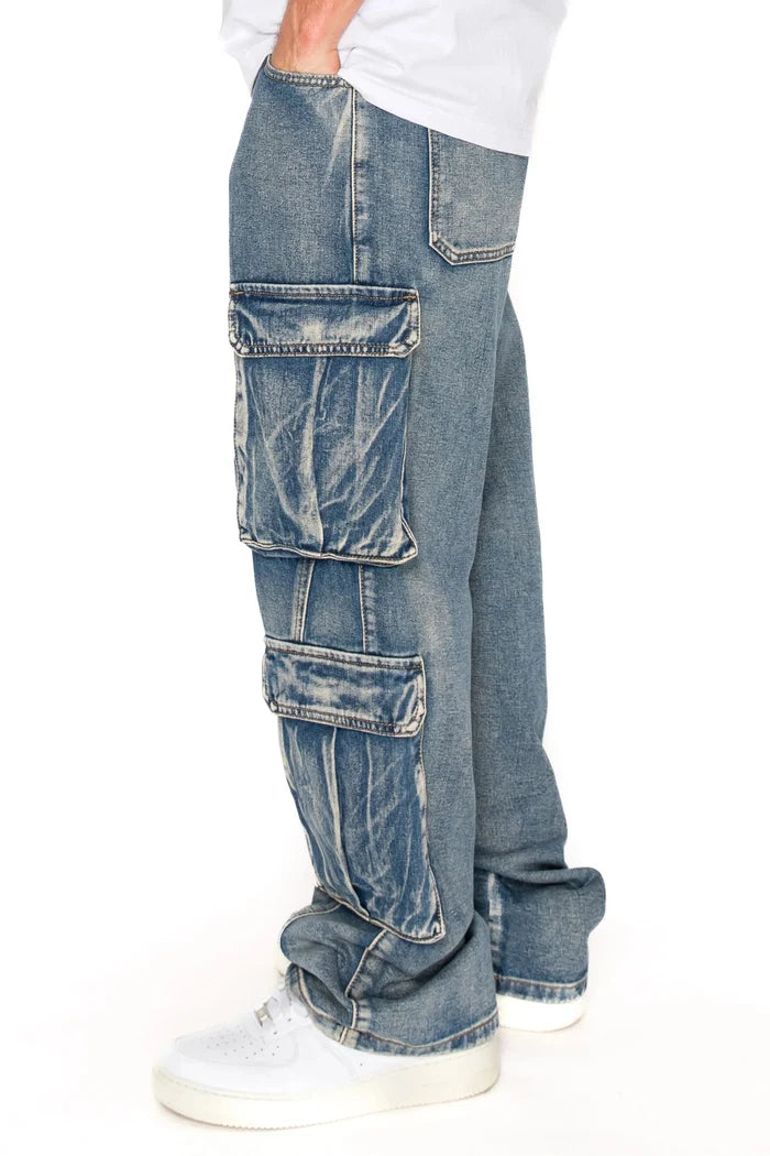 Baggy Double Cargo Denim Jeans Victorious