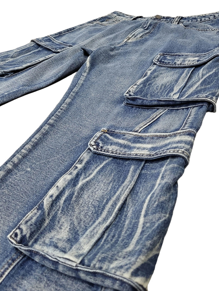 Baggy Double Cargo Denim Jeans Victorious