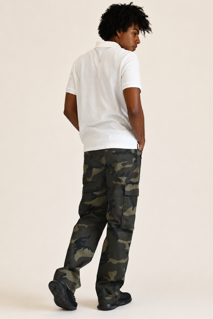 Baggy Fit Cargo Camo Pants Victorious