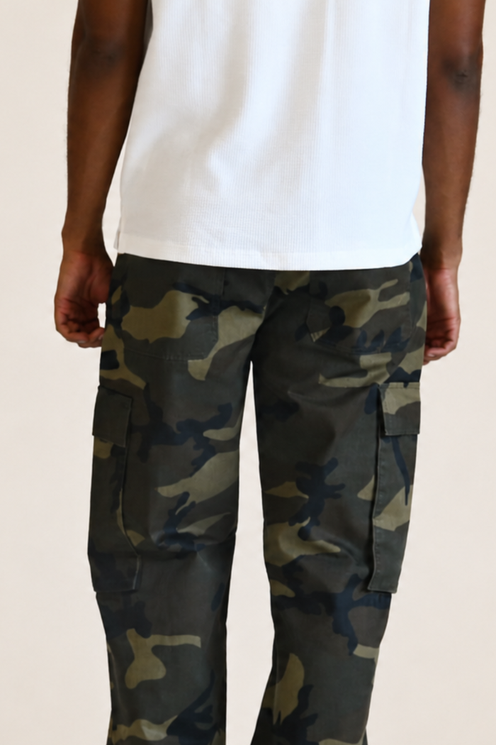 Baggy Fit Cargo Camo Pants Victorious
