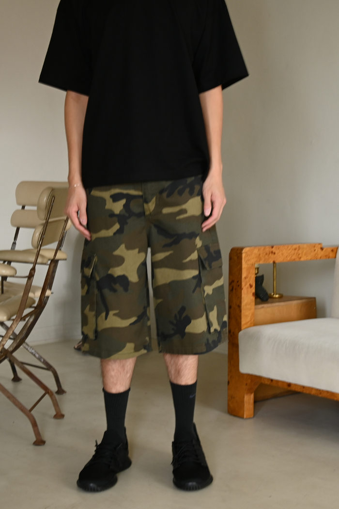 Baggy Fit Cargo Camo Shorts Victorious