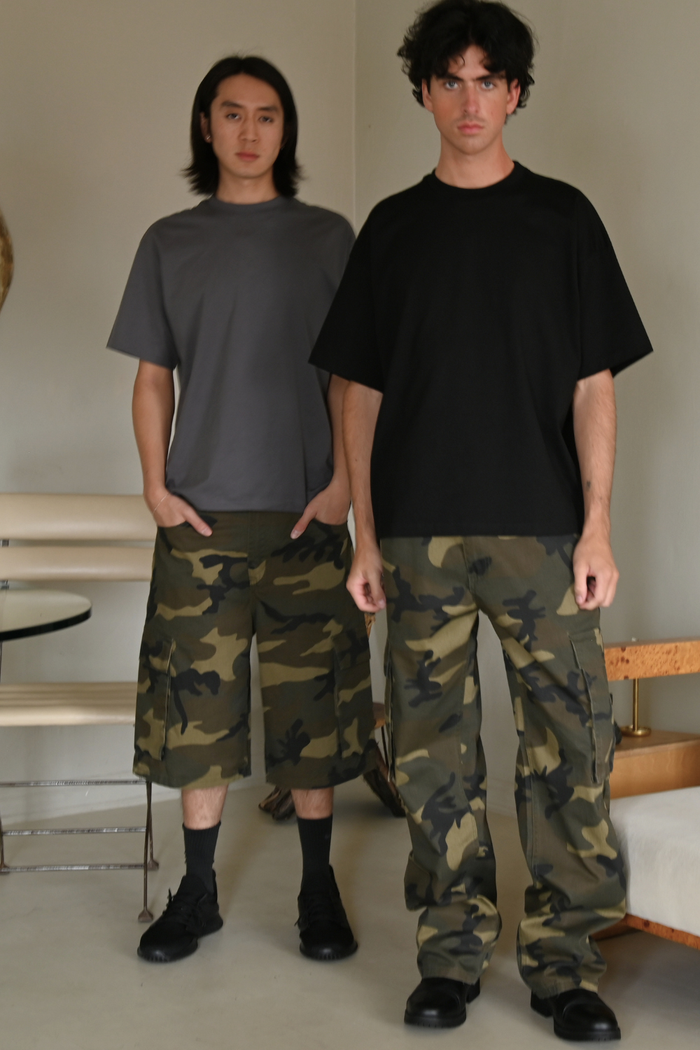 Baggy Fit Cargo Camo Shorts Victorious