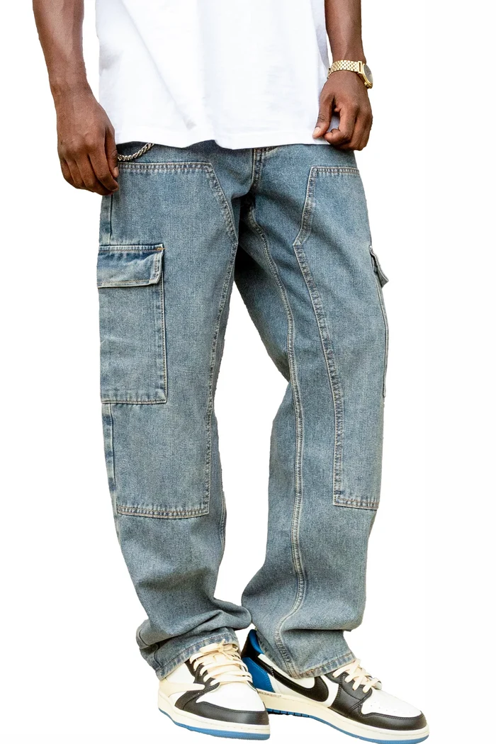 Baggy Fit Cargo Carpenter Denim Jeans G-Style USA