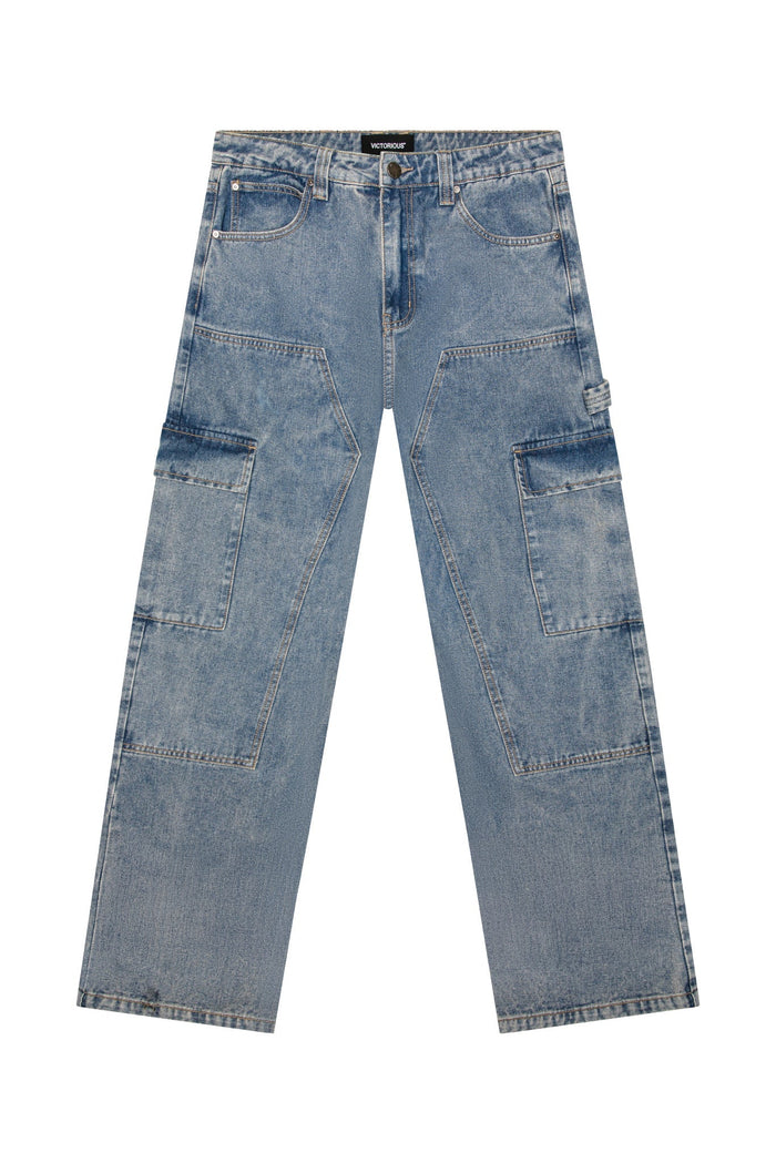 Baggy Fit Cargo Carpenter Denim Jeans G-Style USA