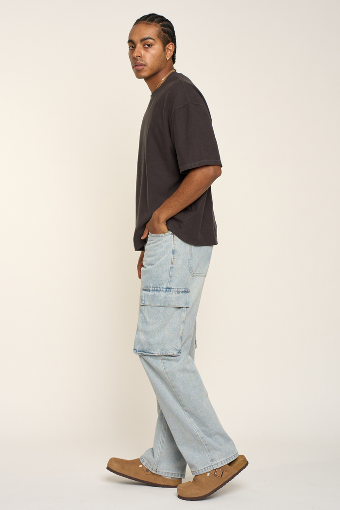 Baggy Fit Cargo Denim Jeans Victorious