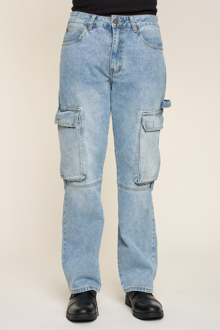Baggy Fit Cargo Denim Jeans G-Style USA