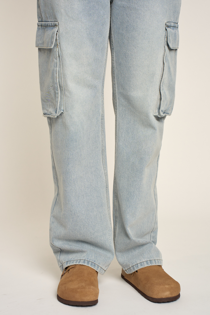 Baggy Fit Cargo Denim Jeans Victorious