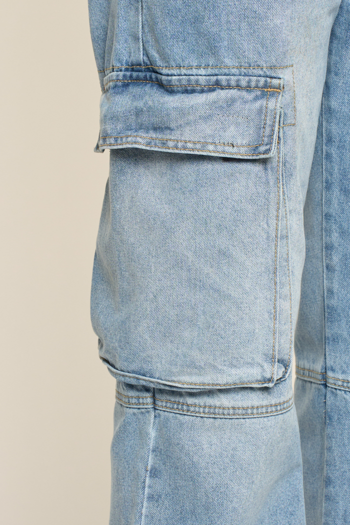 Baggy Fit Cargo Denim Jeans G-Style USA