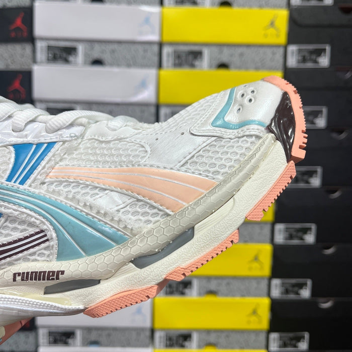 Balenciaga Runner 7.5 Blue White Peach