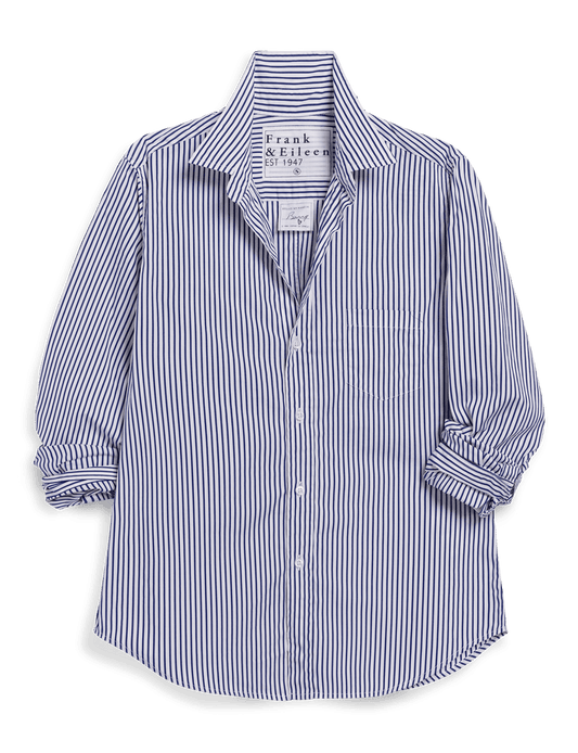 BARRY Blue and White Stripe, Italian Superluxe