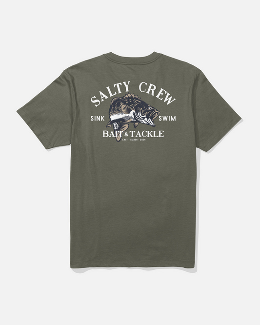 Bass Man Standard S/S Tee - Dusty Olive