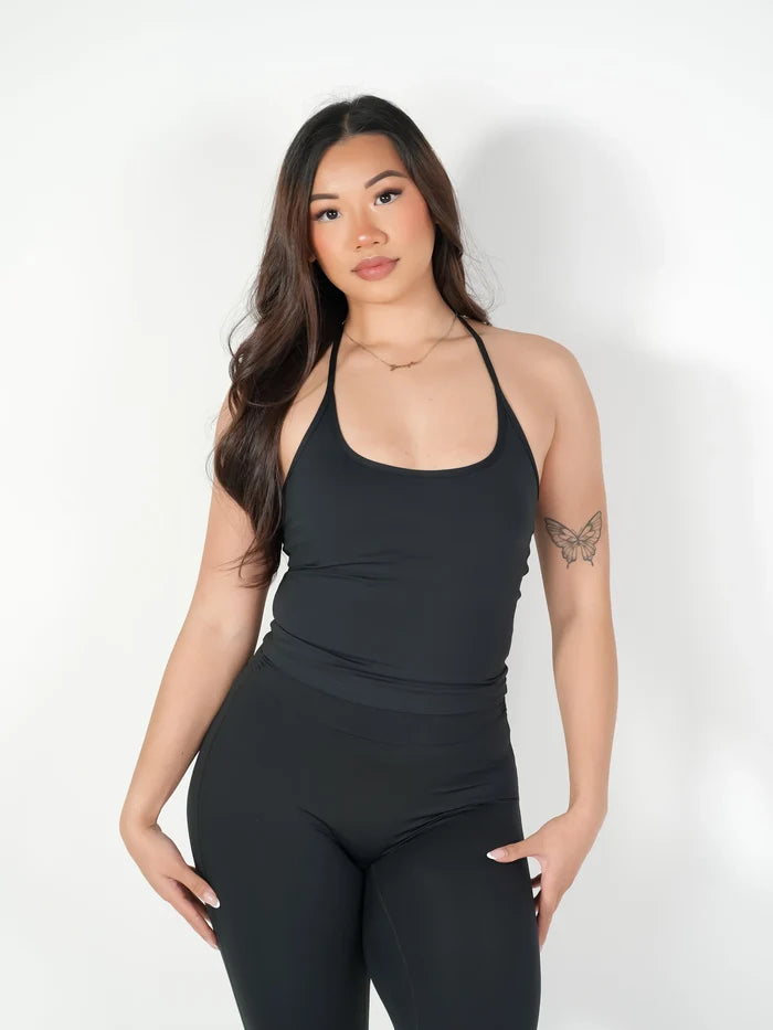 Bella Halter Tank Classic Black