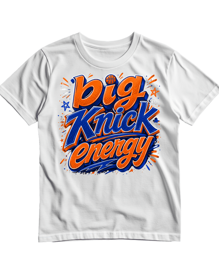 Big Knick Energy New York Knicks 2026 NBA World Champions - White T-Shirt - T-Shirt - Jawns on Fire Sneakers & Shoes