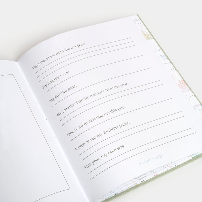 Birthday Memories Book