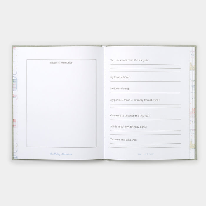 Birthday Memories Book