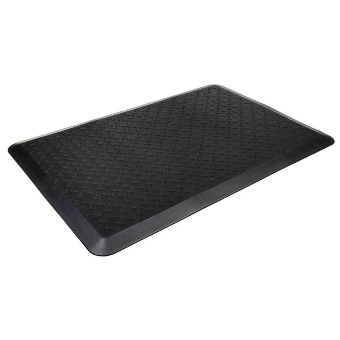 Black Cushioned Work Home Office Anti-Fatigue Mat  60x90cm
