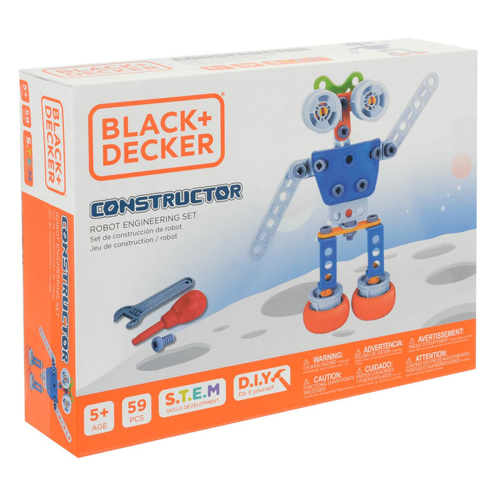 Black + Decker Constructor Robot engineering set in packaging