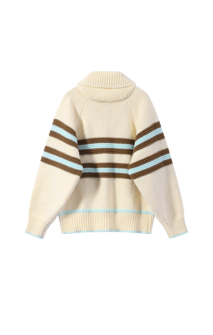 Blue & Brown Sunday Jumper