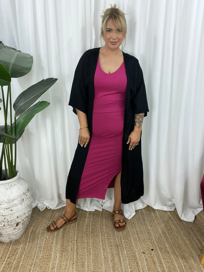 Bodhi Kimono - Solid Black