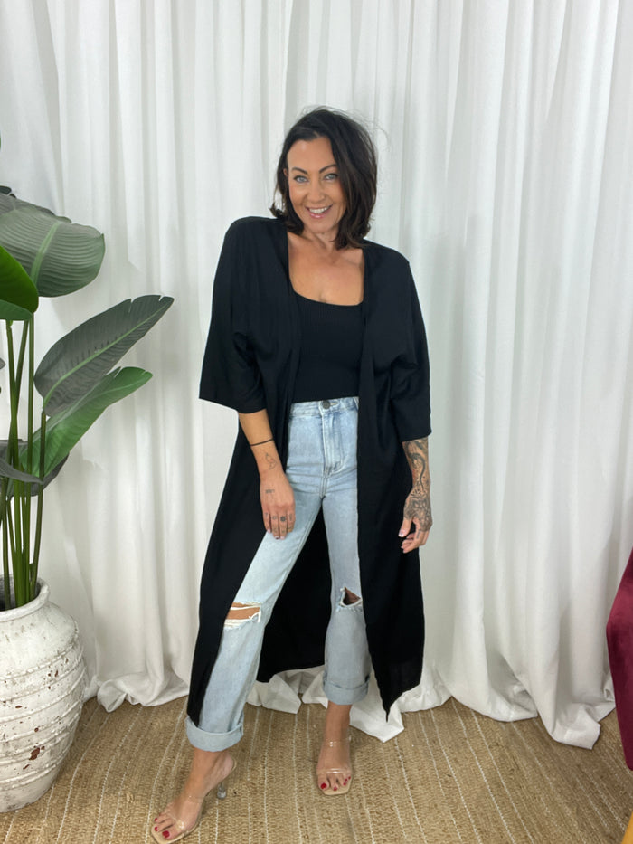 Bodhi Kimono - Solid Black