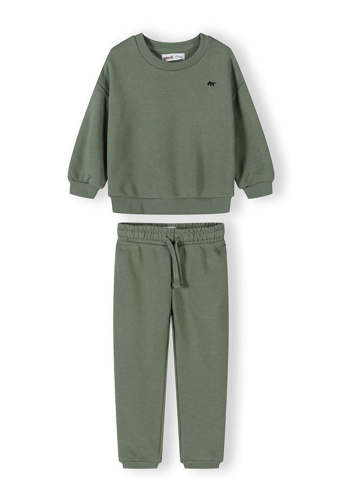 Tracksuit Set 2-Pack, Black & Olive, Dinosaur - 2