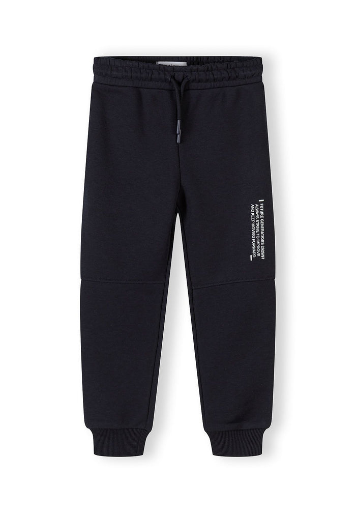 Hooded Tracksuit, Black, Text Print - 4