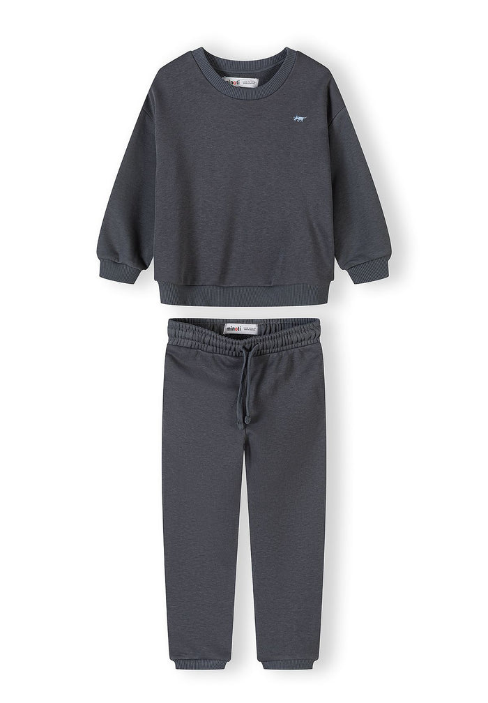 Sweatshirt & Joggers 2-Pack, Blue & Gunmetal - 2