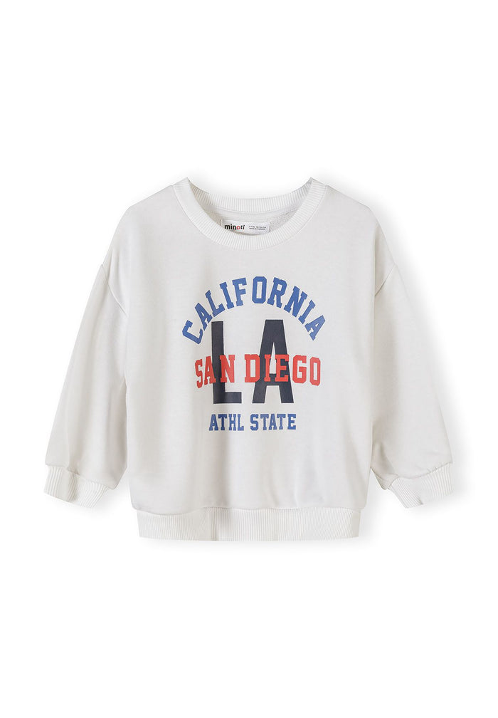 Sweatshirts 2-Pack, Dinosaur & California Print, Navy White - 2