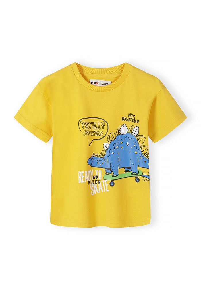 T-Shirts 5-Pack, Dinosaur Print, Mixed Colours - 3