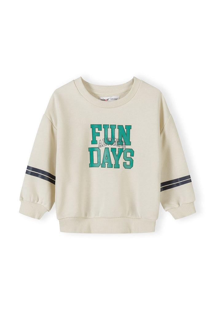 Sweatshirts 2-Pack, Fun Days NYC, Green Cream - 2