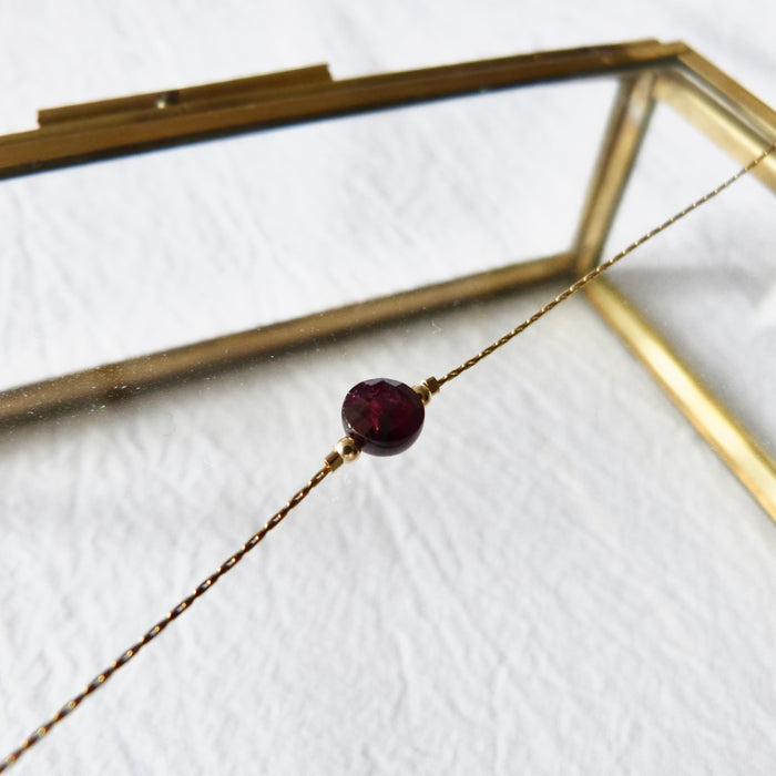 Bracelet pierre de naissance | Janvier: Grenat