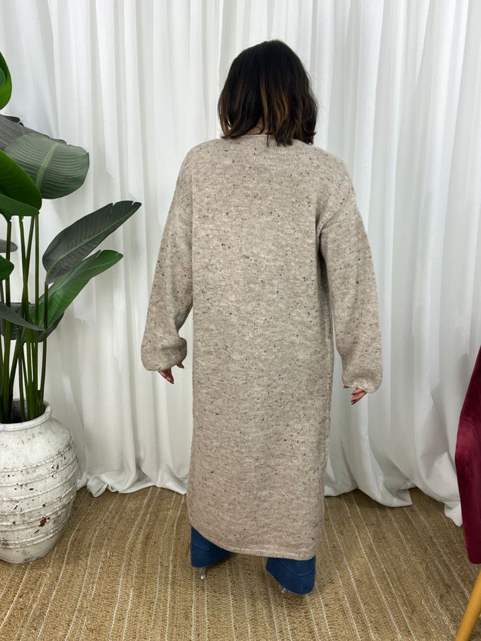 Brinny Long Cardigan - Beige (SALE)