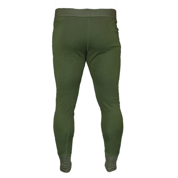 British Army Olive Fleece Lined Long Johns - British Army Surplus - Base Layers