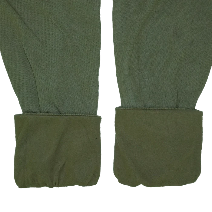British Army Olive Fleece Lined Long Johns - British Army Surplus - Base Layers