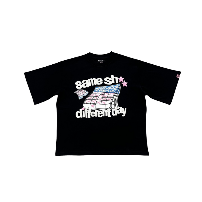 Broken Planet Different Day Tee Black