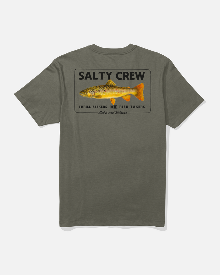 Browny Ss Tee - Dusty Olive