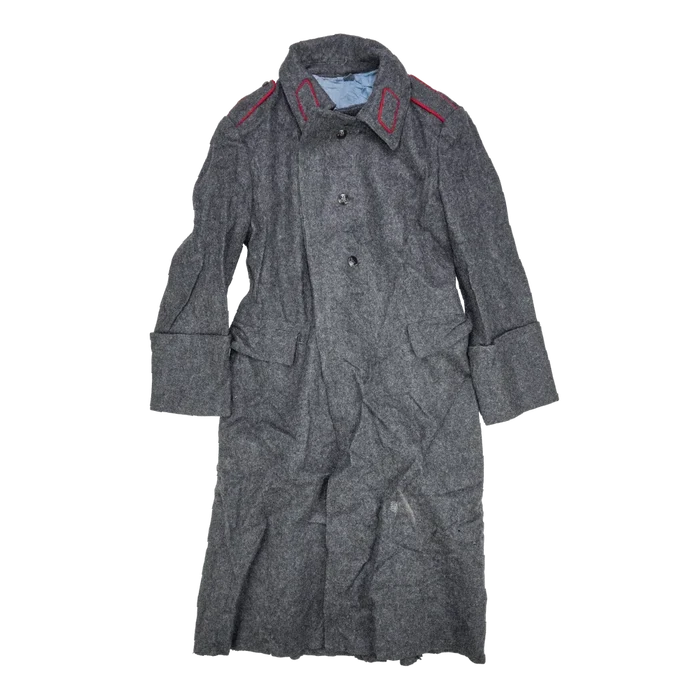 Bulgarian Dark Grey Wool Overcoat - Small - Bulgarian Army Surplus - Great Coats