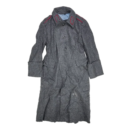 Bulgarian Dark Grey Wool Overcoat - Small - Bulgarian Army Surplus - Great Coats